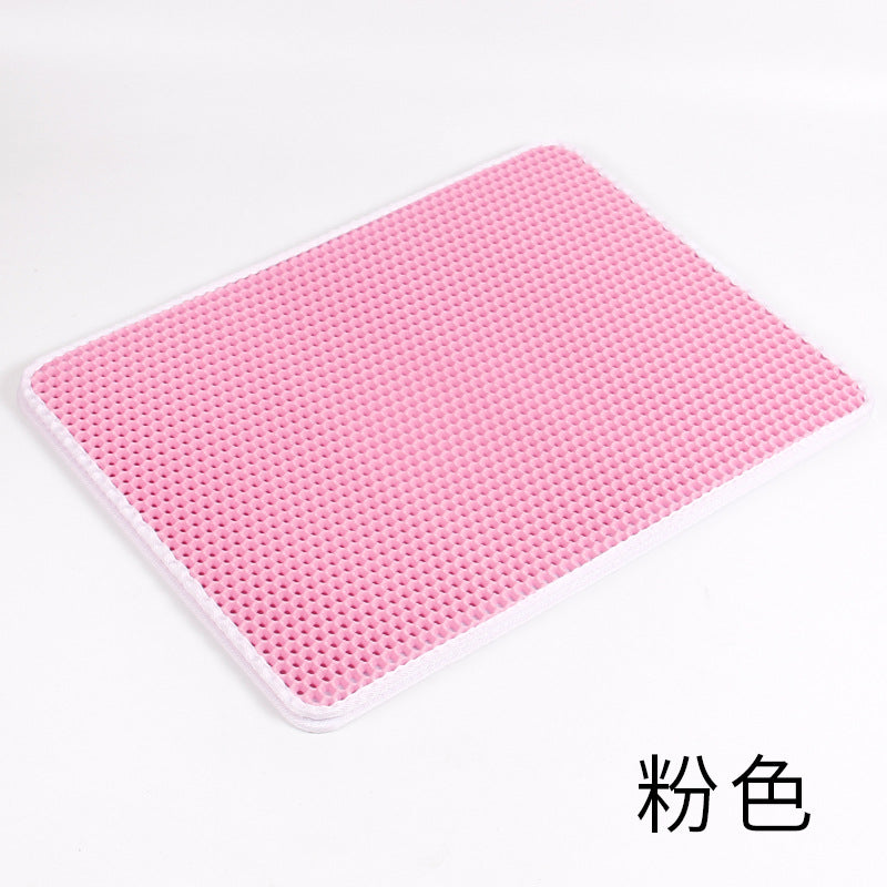 Waterproof Cat Litter Mat – Double Layer Trapping Design
