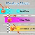 Diagram showing three working modes of a device with visual indicators.