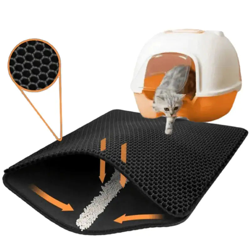 The Pet Pawducts Double-Layer Litter Mat
