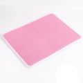 Pink textured mat on a white background with text '粉色' indicating pink color.