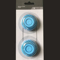 Two blue charcoal filters in packaging with 'ELS PET' branding.